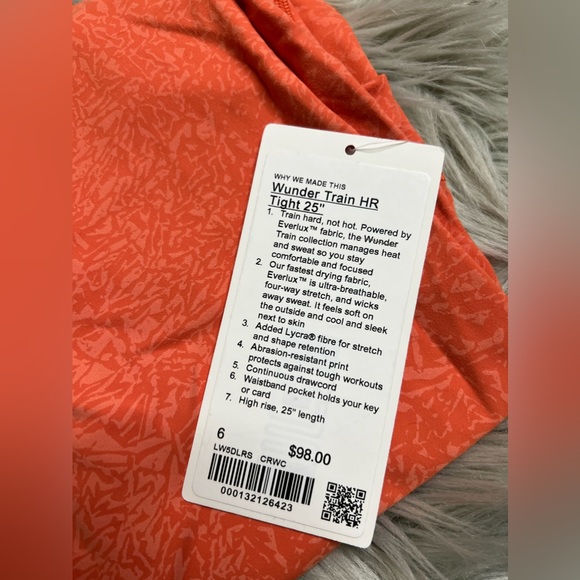 SOLD EVENT Lululemon wunder train leggings - Picture 3 of 3